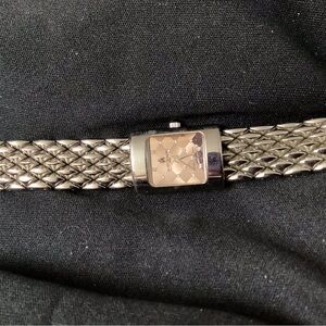 Elegant Silver Stainless Steel Saint Honore designer watch